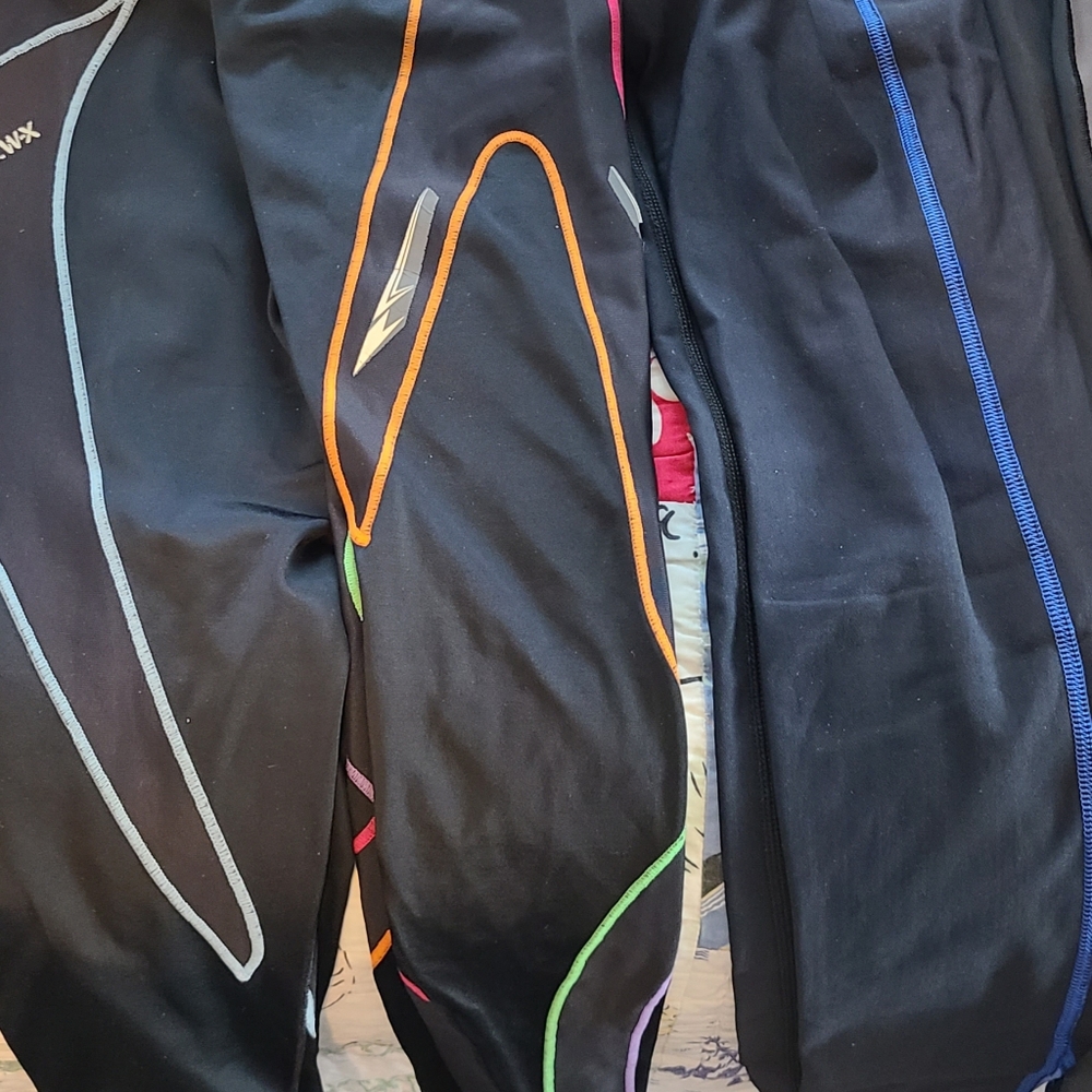 Lot of running  compression pants
